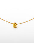 Collar inicial doradas