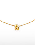 Collar inicial doradas