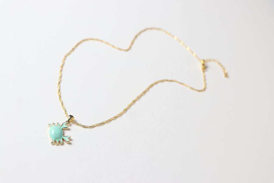 Collar Cangrejo Mini Azul