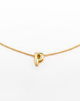 Collar inicial doradas
