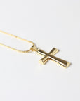 Collar de Cruz Dorada Bold
