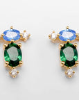Broquel azul y verde