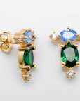 Broquel azul y verde