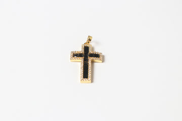 Collar Cruz con Zirconia Negra