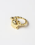 Anillo Tortuga Dorado Ajustable
