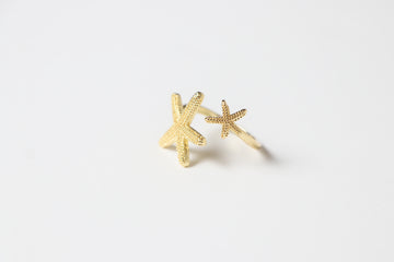 Anillo Estrellas de Mar Doble