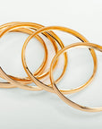 Pulsera Doradas - 5 pzas