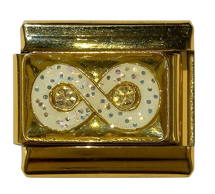 Charm infinito blanco