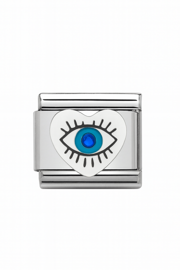 Charm ojo fondo blanco