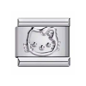 Charm Hello Kitty Plateada