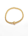 Pulsera inicial dorada