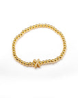 Pulsera inicial dorada